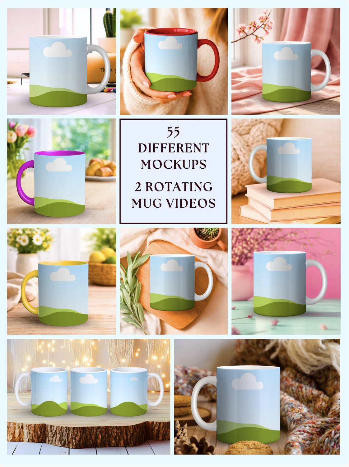 55 mockups diferentes